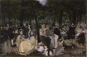 Edouard Manet Music in the Tuileries Gardens oil painting on canvas